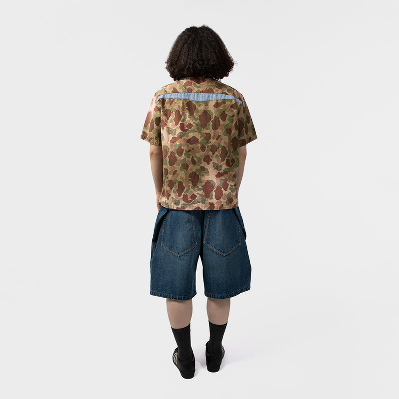 PATCHWORKED CAMO SHIRT｜KHOKI｜TOPS（トップス）｜【公式通販 UNION