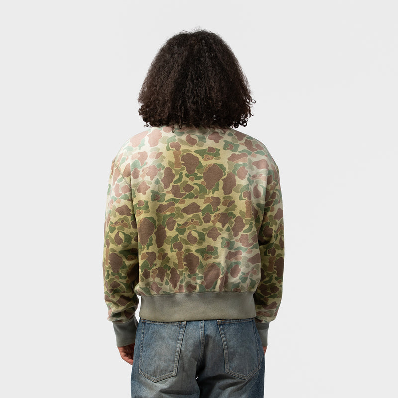 CAMO SWEAT CARDIGAN｜KHOKI｜TOPS（トップス）｜【公式通販 UNION