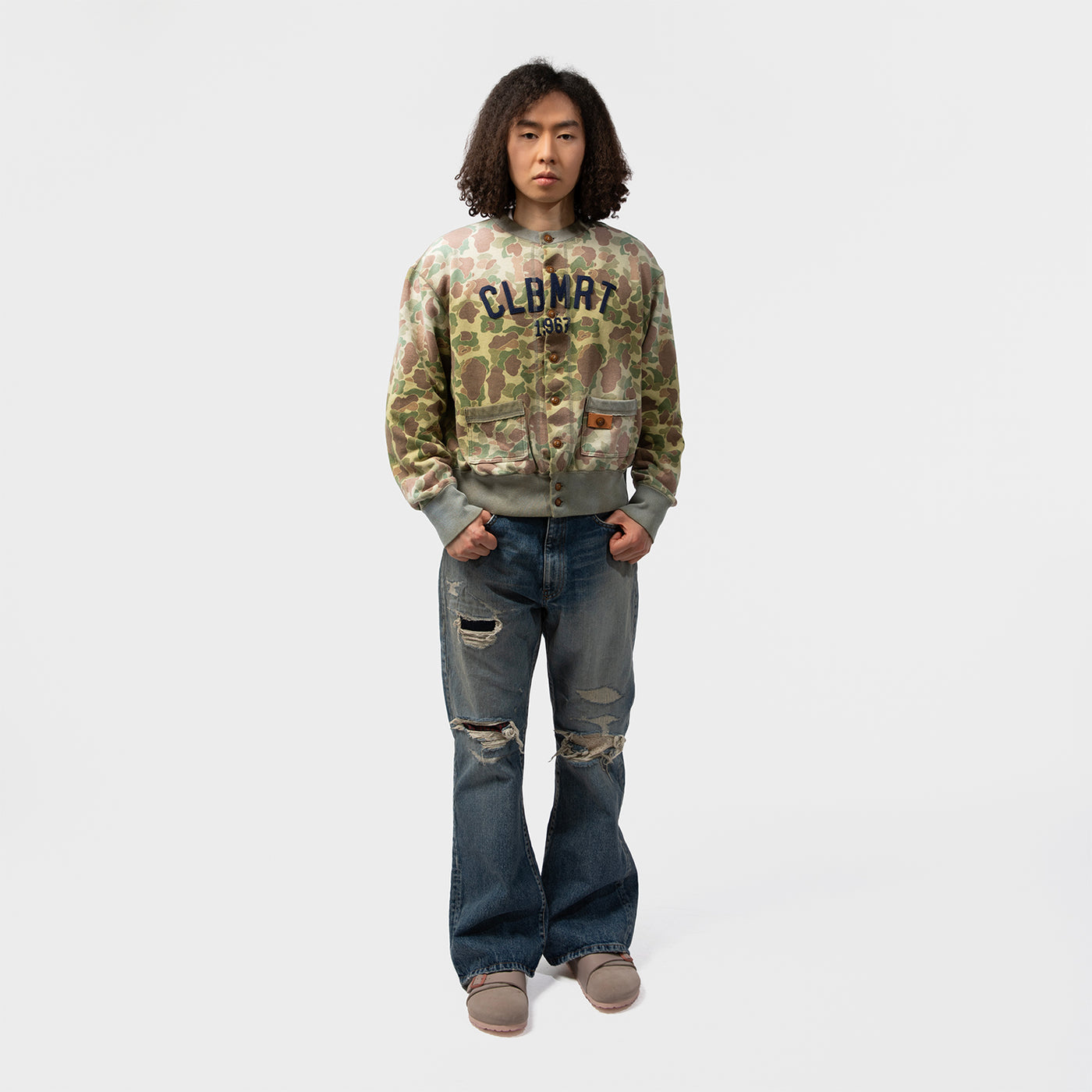 【KHOKI】23SS パッチワークデニムパンツ FADED MEMORY DENIM PANTS｜KHOKI｜BOTTOMS（ボトムス）｜【公式通販