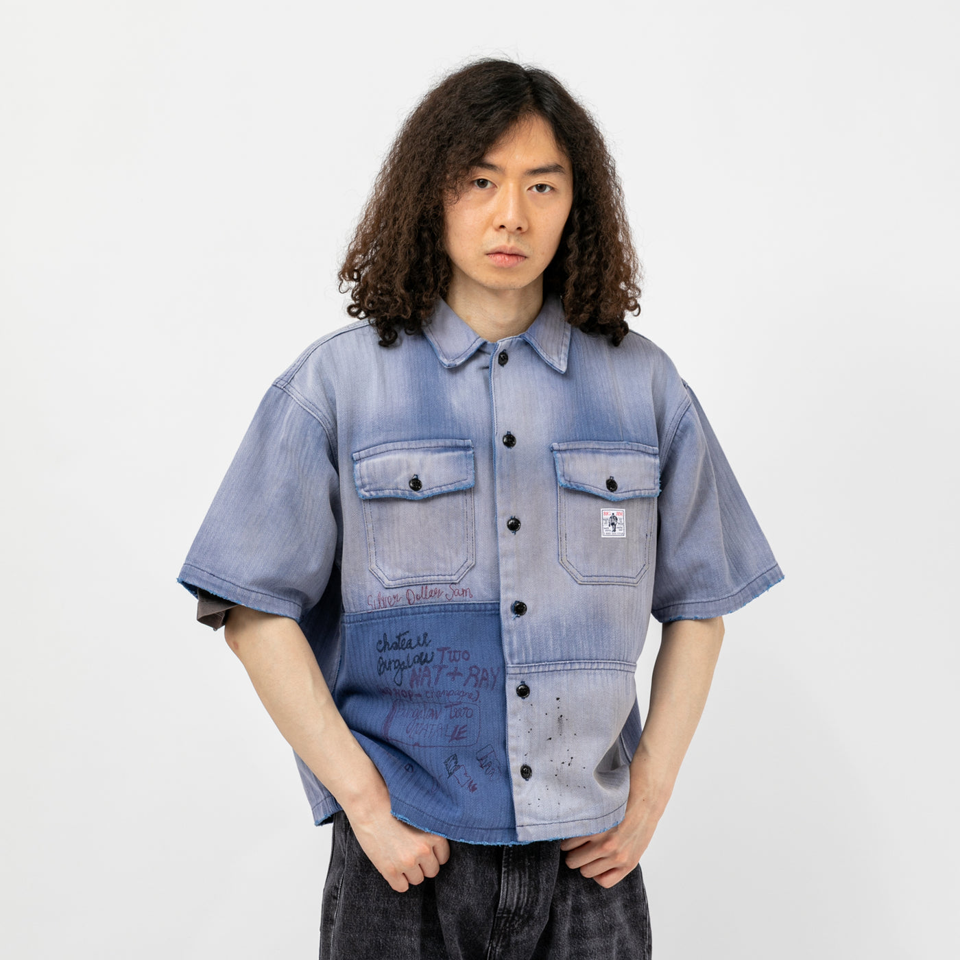 LOVE S/S HERRINGBONE WORK SHIRT｜PALY HOLLYWOOD｜TOPS（トップス
