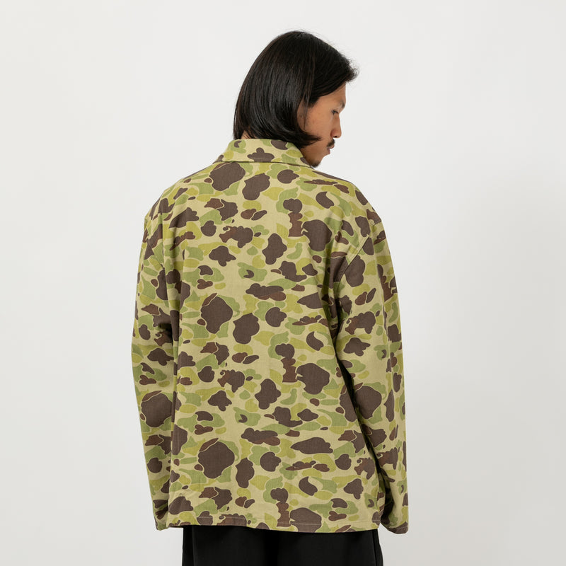 MILITARY SHIRT JACKET - CAMO TWILL｜NEEDLES｜OUTER（アウター