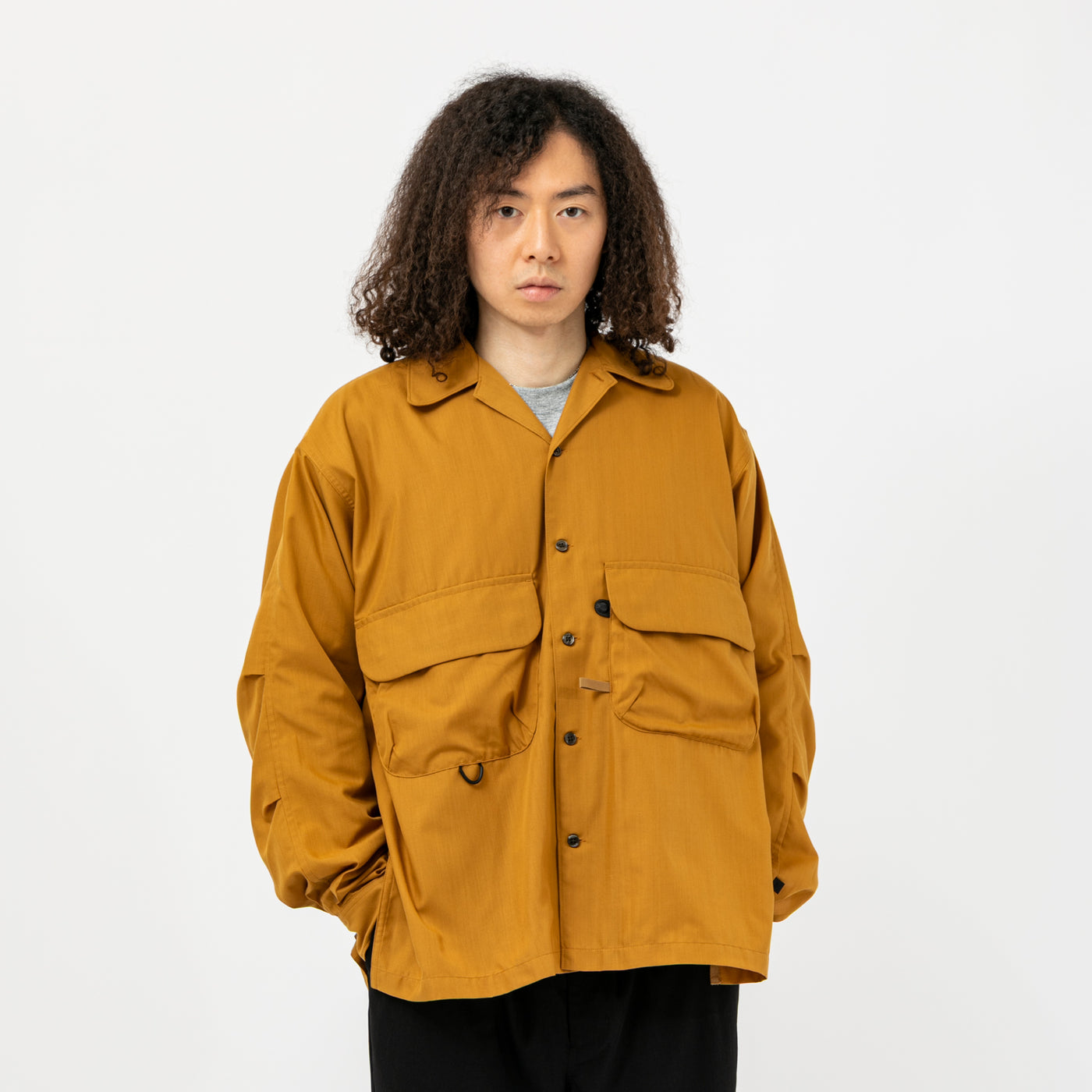 トップス DAIWAPIER39 TECH SPORTS OPEN COLLAR TECH SPORTS OPEN COLLAR SHIRT L/S SOLID｜DAIWA PIER39｜TOPS