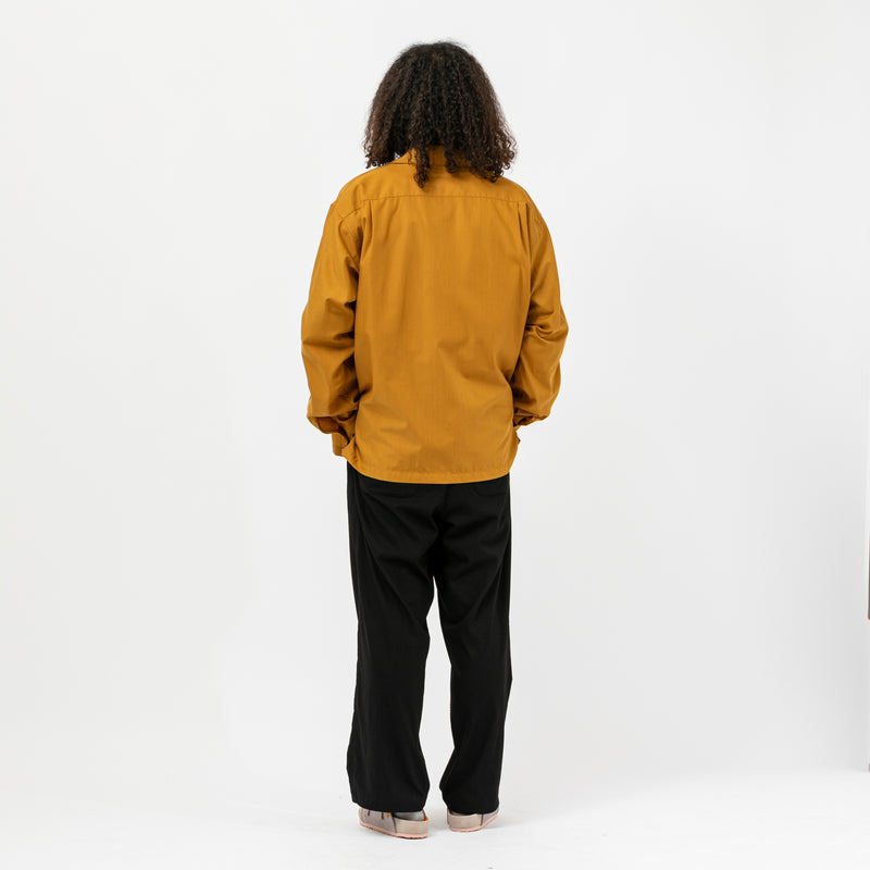 TECH SPORTS OPEN COLLAR SHIRT L/S SOLID｜DAIWA PIER39｜TOPS