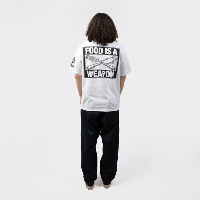BIAS DOGS（バイアスドッグス）/ TOPS（トップス）/ FOOD IS A WEAPON商品 / WHITE