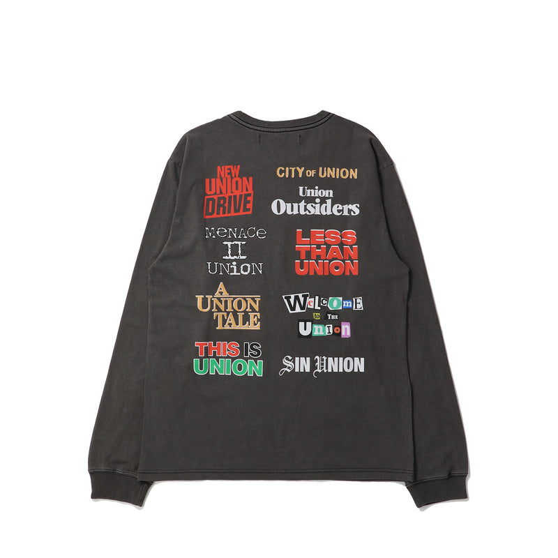 UNION ORIGINAL（ユニオンオリジナル）/ TOPS（トップス）/ UNION FILMS LS TEE商品 / VINTAGE BLACK