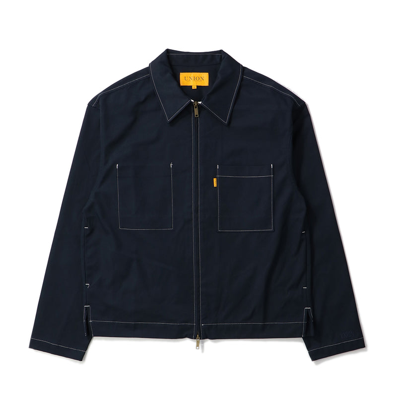 UNION ORIGINAL（ユニオンオリジナル）/ TOPS（トップス）/ STACEY ZIP SHIRT商品 / NAVY