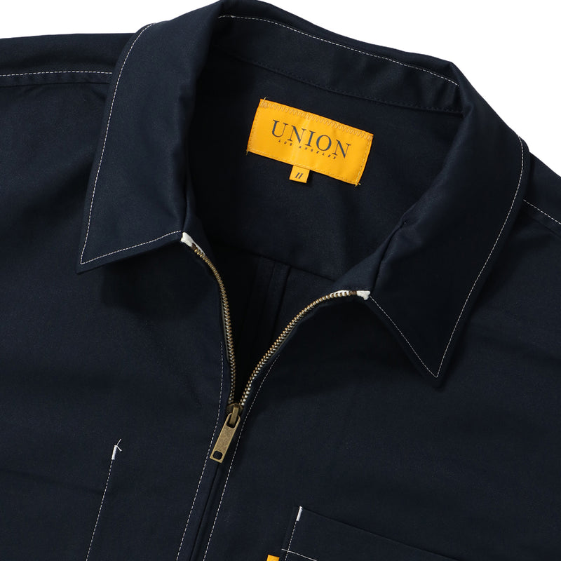 UNION ORIGINAL（ユニオンオリジナル）/ TOPS（トップス）/ STACEY ZIP SHIRT商品 / NAVY