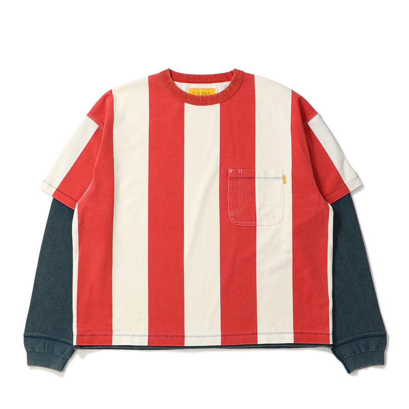 UNION ORIGINAL（ユニオンオリジナル）/ TOPS（トップス）/ THOMAS LS TEE商品 / RED