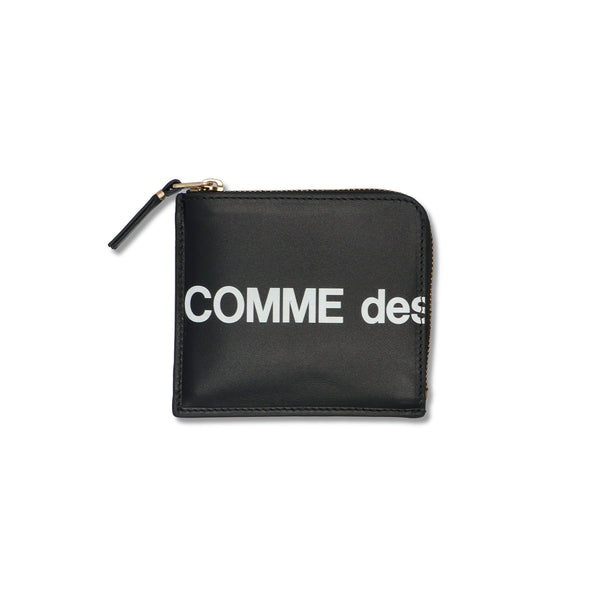 HUGE LOGO LEATHER CARD COIN｜COMME DES GARCONS WALLETS