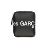 COMME des GARCONS WALLETS(コムデギャルソンウォレッツ)｜HUGE LOGO LEATHER ROUND ZIP WALLET(ヒュージロゴレザーラウンドジップウォレット)｜【公式通販 UNION TOKYO】｜ユニオントーキョー