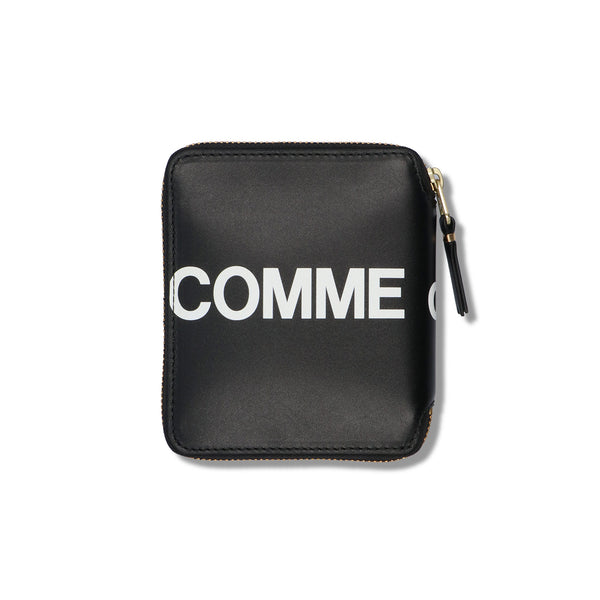 COMME des GARCONS WALLETS(コムデギャルソンウォレッツ)｜HUGE LOGO LEATHER ROUND ZIP WALLET(ヒュージロゴレザーラウンドジップウォレット)｜【公式通販 UNION TOKYO】｜ユニオントーキョー