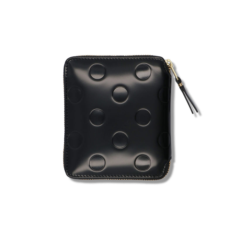 【ENZO BLUES】Double Logo Dot Wallet ★韓国人気★追跡付 ENZO BLUES]ダブルのロゴ・ドット・ウォルレット (ENZO BLUES