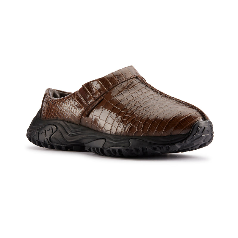 CLARKS（クラークス）/ SHOES（シューズ）/ CUR Clog 1 M商品 / Brown Croc Lea