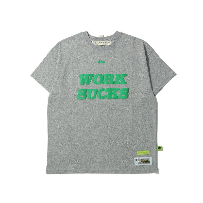ADVISORY BOARD CRYSTALS(アドバイザリーボードクリスタルズ)｜Abc Work Sucks T-shirt(ABCワークサックスティーシャツ)｜【公式通販 UNIONT TOKYO】｜ユニオントーキョー