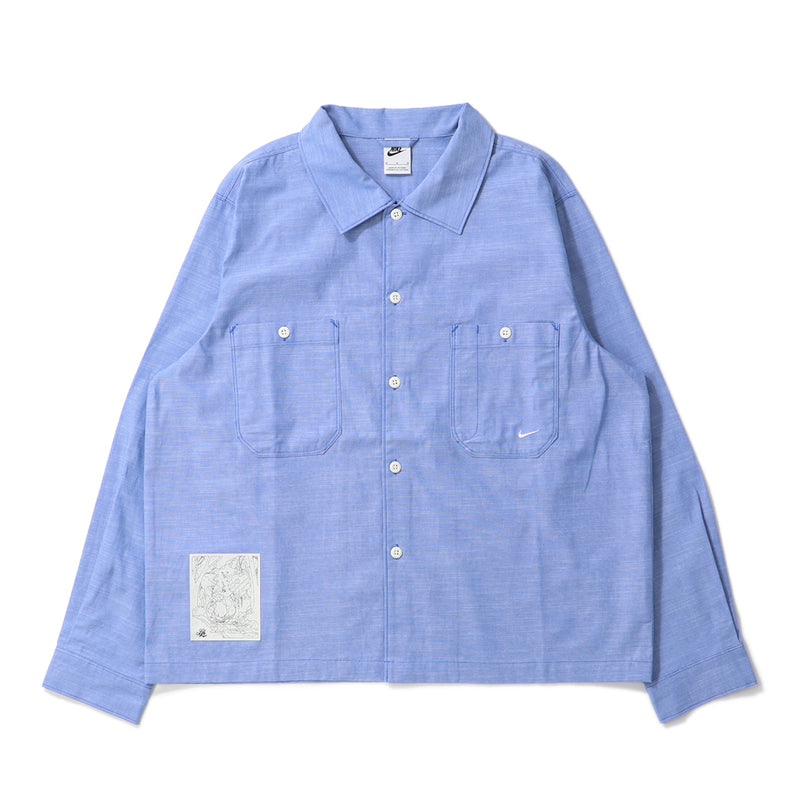 NIKE（ナイキ）/ TOPS（トップス）/ AS M NL CHMBRAY PAINTERS SHIRT商品 / COMET BLUE/WHITE/WHITE