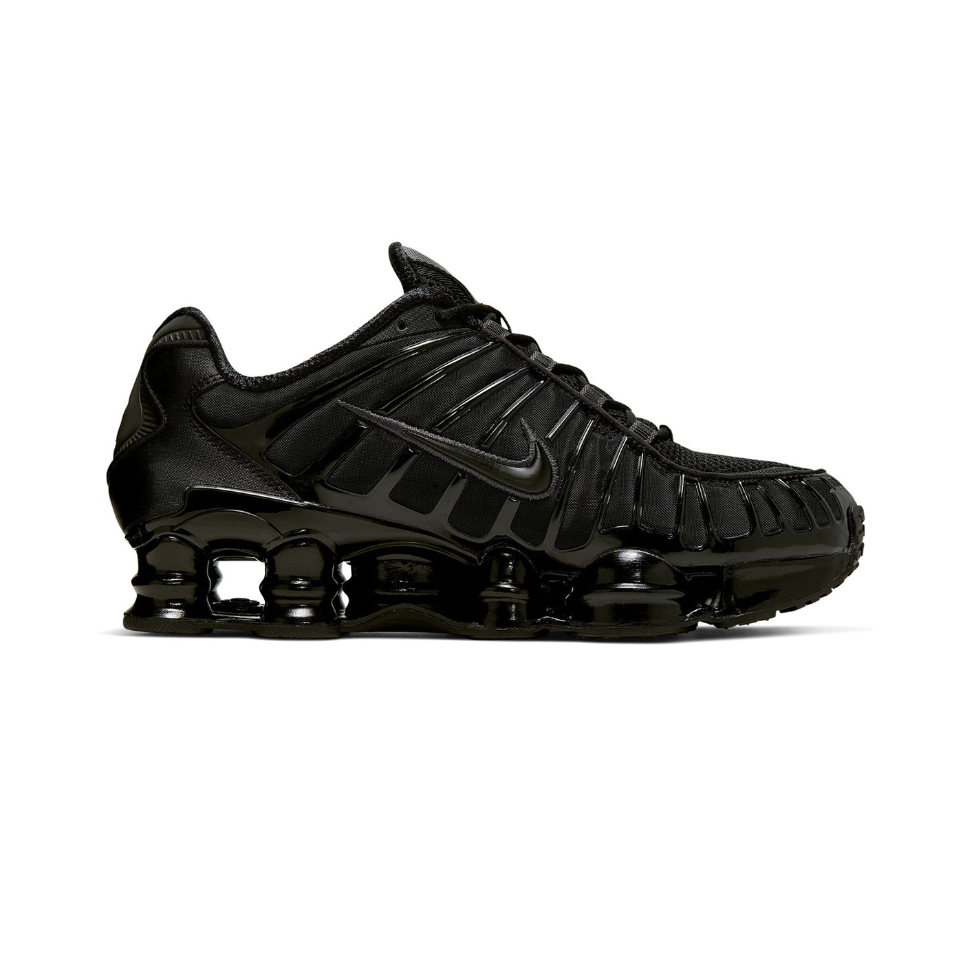 NIKE W SHOX TL BLACK/BLACK-MTLC HEMATITE-MAX ORANGE（ナイキ
