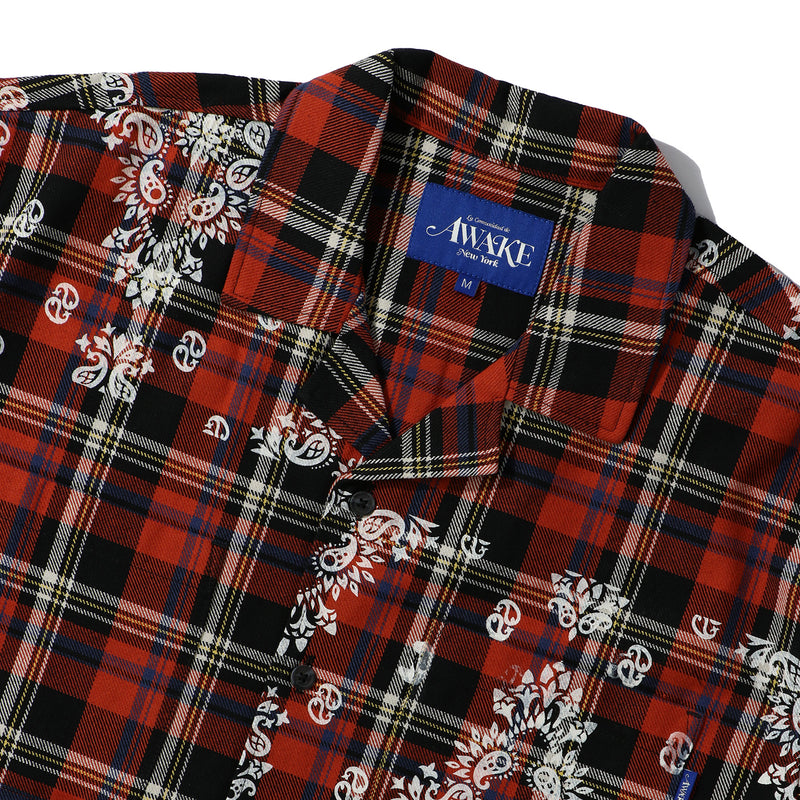AWAKE NY(アウェイクニューヨーク)｜PAISLEY PRINTED FLANNEL SHIRT(ペイズリープリンテッドフランネルシャツ)｜【公式通販 UNIONT TOKYO】｜ユニオントーキョー
