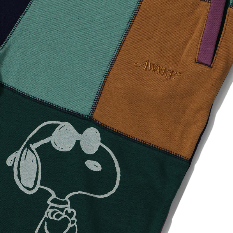 AWAKE NY(アウェイクニューヨーク)｜PEANUTS PATCHWORK SWEATPANT(ピーナッツパッチワークスウェットパンツ)｜【公式通販 UNION TOKYO】｜ユニオントーキョー