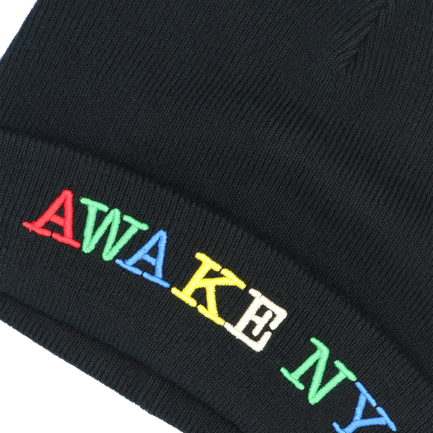 AWAKE NY(アウェイクニューヨーク)｜PEANUTS EMBROIDERED BEANIE  