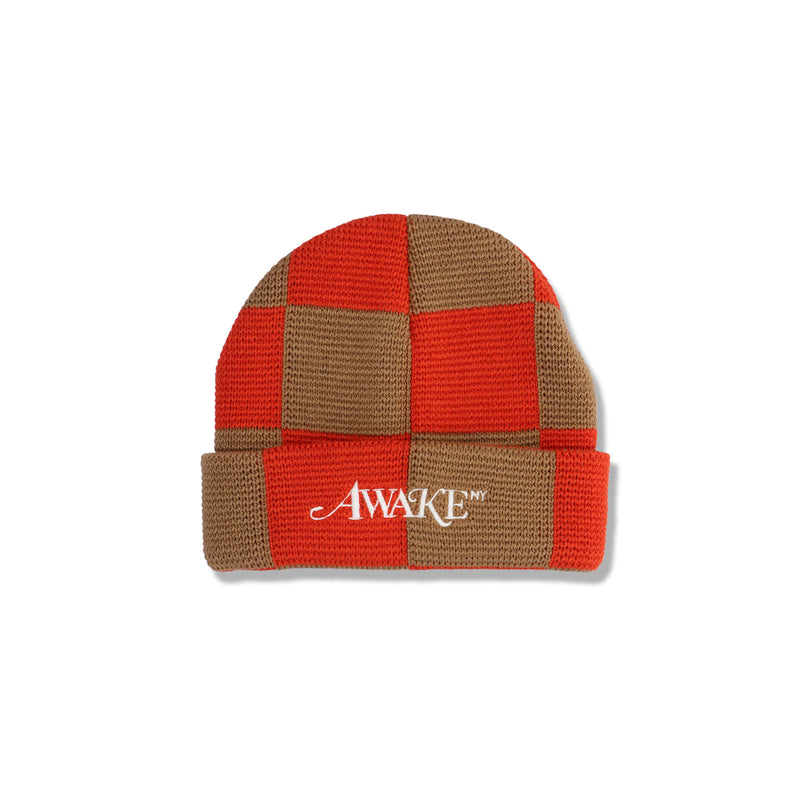 AWAKE NY(アウェイクニューヨーク)｜CHECKERBOARD BEANIE(チェッカーボードビーニー)｜【公式通販 UNIONT TOKYO】｜ユニオントーキョー