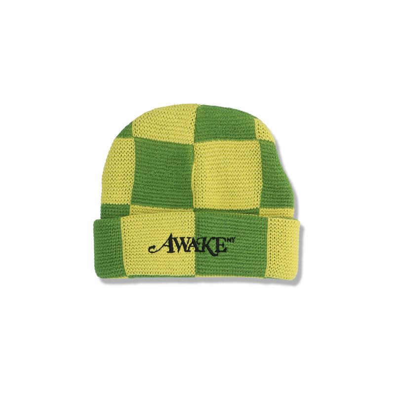 AWAKE NY(アウェイクニューヨーク)｜CHECKERBOARD BEANIE(チェッカーボードビーニー)｜【公式通販 UNIONT TOKYO】｜ユニオントーキョー