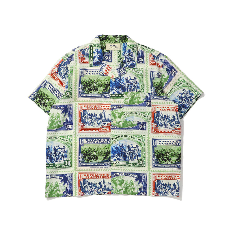 AWAKE NY(アウェイクニューヨーク)｜REVOLUTION CAMP COLLAR SHIRT(レボリューションキャンプカラーシャツ)｜【公式通販 UNIONT TOKYO】｜ユニオントーキョー