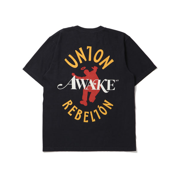 AWAKE NY(アウェイクニューヨーク)|REBELION TEE(リベリオン ... 新品未使用 AWAKE NY アウェイクニューヨーク ロゴ Tシャツ 黒 S