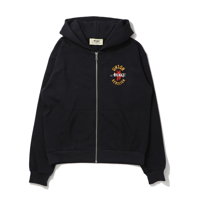 AWAKE NY(アウェイクニューヨーク)｜LOCKUP ZIP-HOODIE(ロックアップジップフーディ)｜【公式通販 UNIONT TOKYO】｜ユニオントーキョー