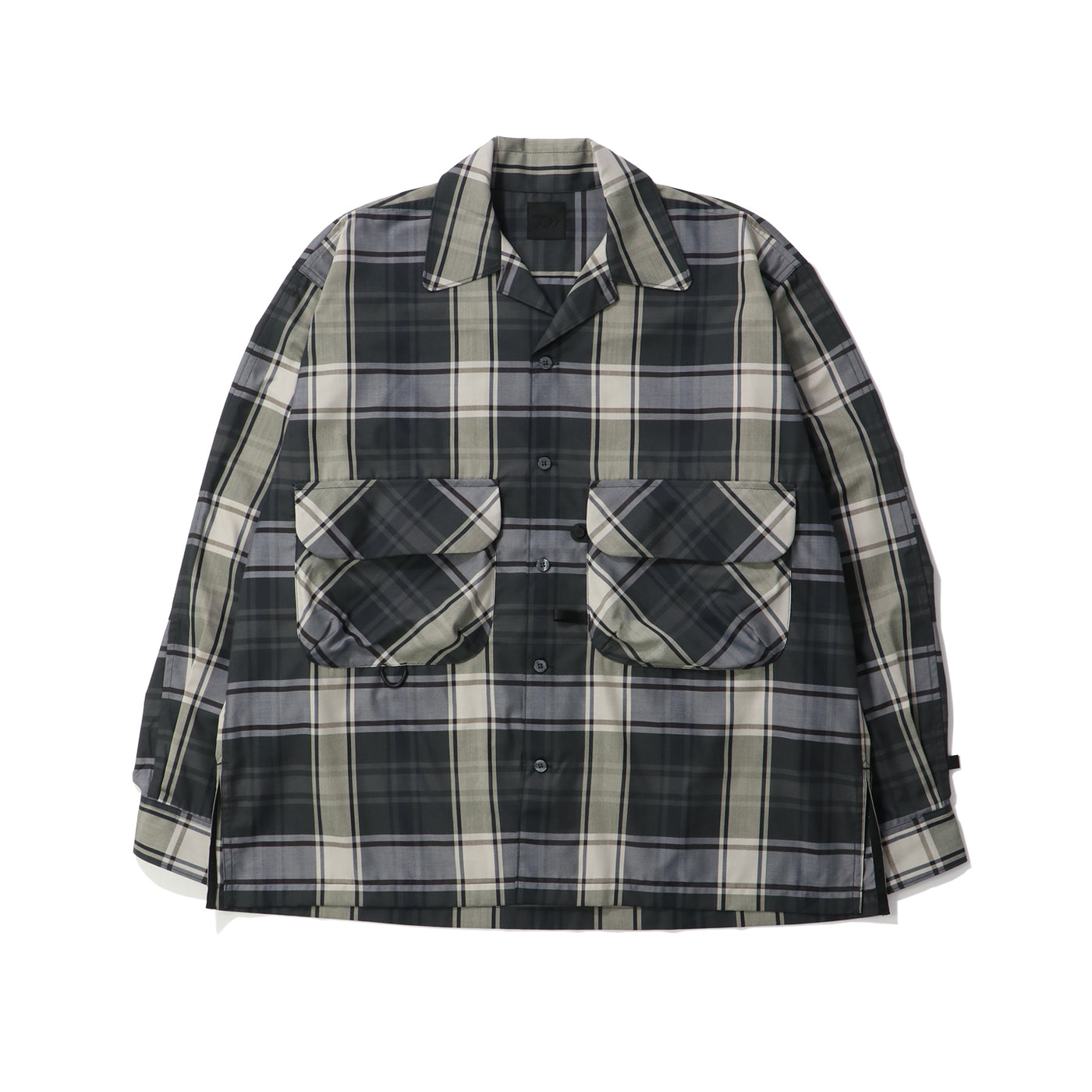TECH SPORTS OPEN COLLAR SHIRT L/S BIG TARTAN｜DAIWA PIER39｜TOPS
