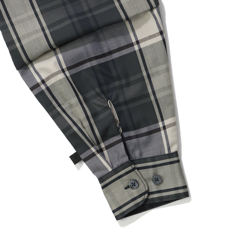 TECH SPORTS OPEN COLLAR SHIRT L/S BIG TARTAN｜DAIWA PIER39｜TOPS