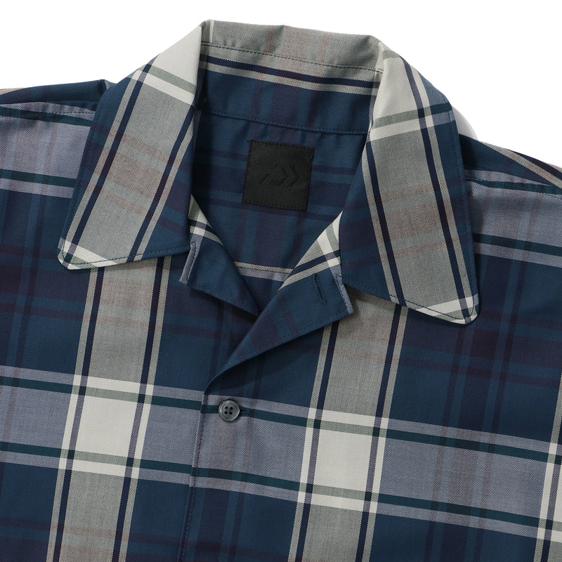 TECH SPORTS OPEN COLLAR SHIRT L/S BIG TARTAN｜DAIWA PIER39｜TOPS