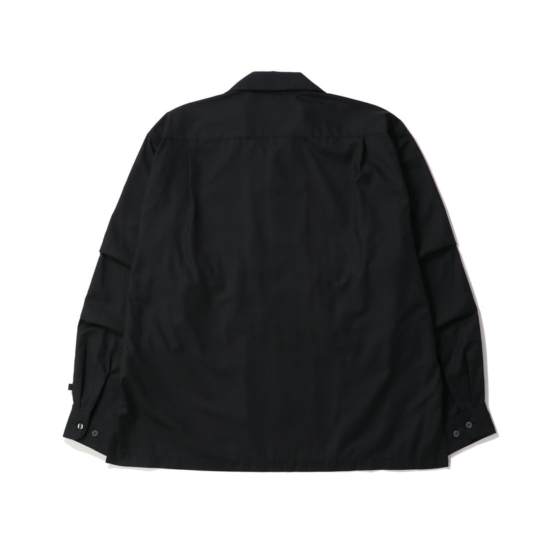TECH SPORTS OPEN COLLAR SHIRT L/S SOLID｜DAIWA PIER39｜TOPS
