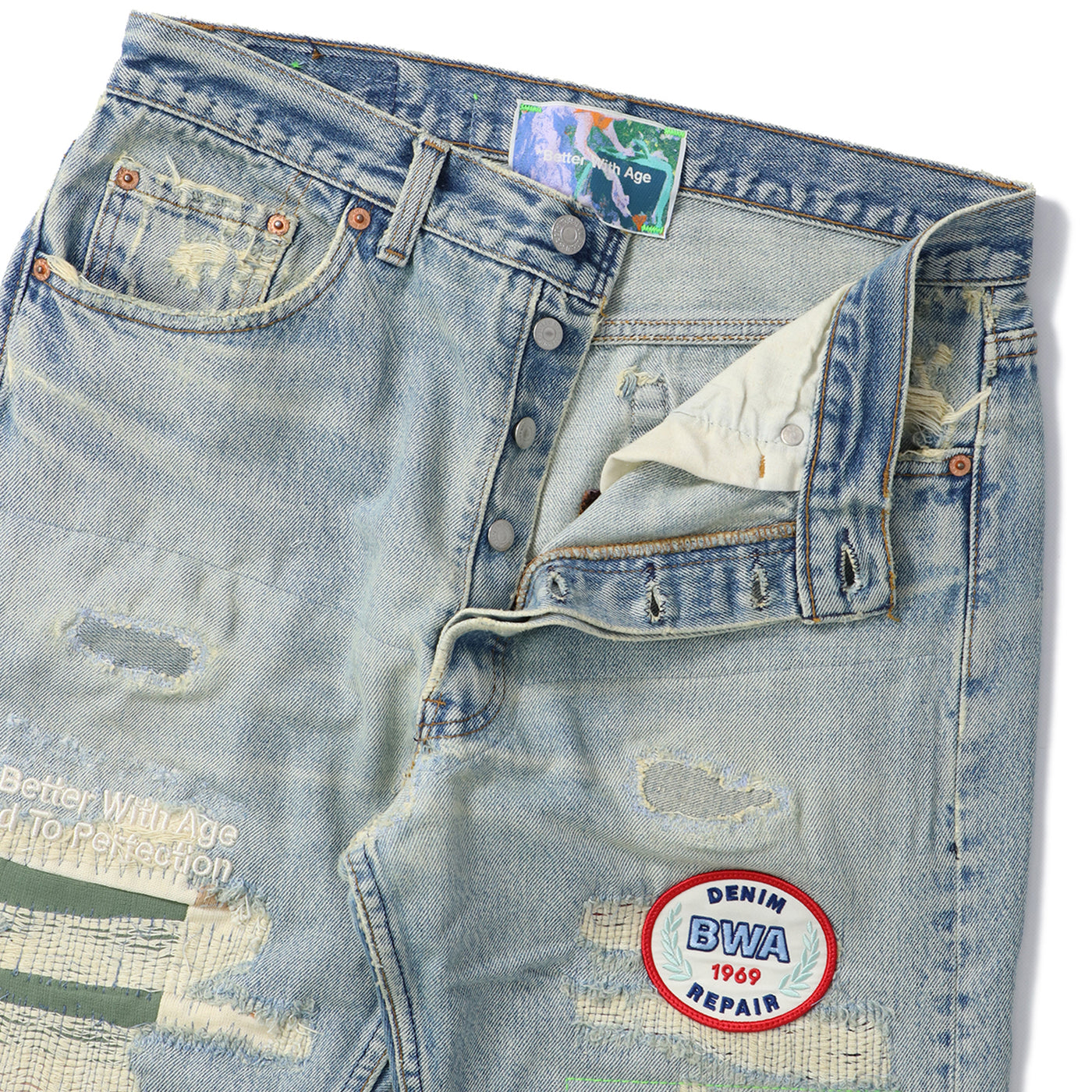 Better With Age(ベターウィズエイジ)｜Denim Repair Pants