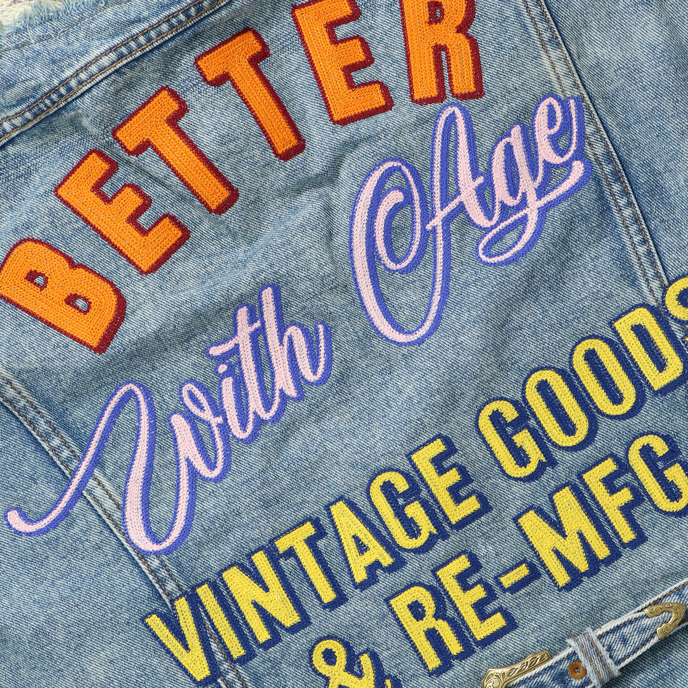 REPAIR DENIM JACKET｜*BETTER WITH AGE｜OUTER（アウター）｜【公式 
