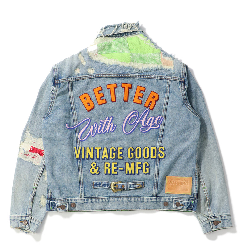 *Better With Age（）/ OUTER（アウター）/ Repair Denim Jacket商品 / Indigo 1