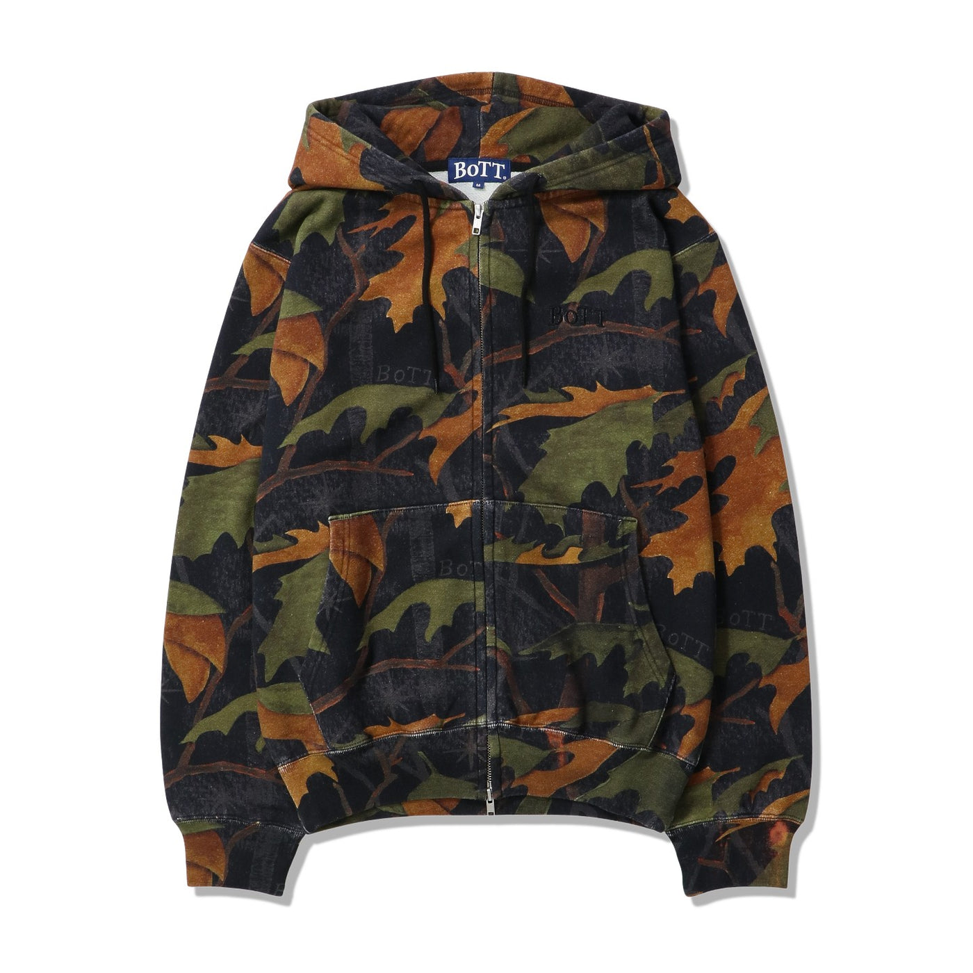 WASHED TREE CAMO ZIP HOODIE｜BOTT｜TOPS（トップス）｜【公式通販