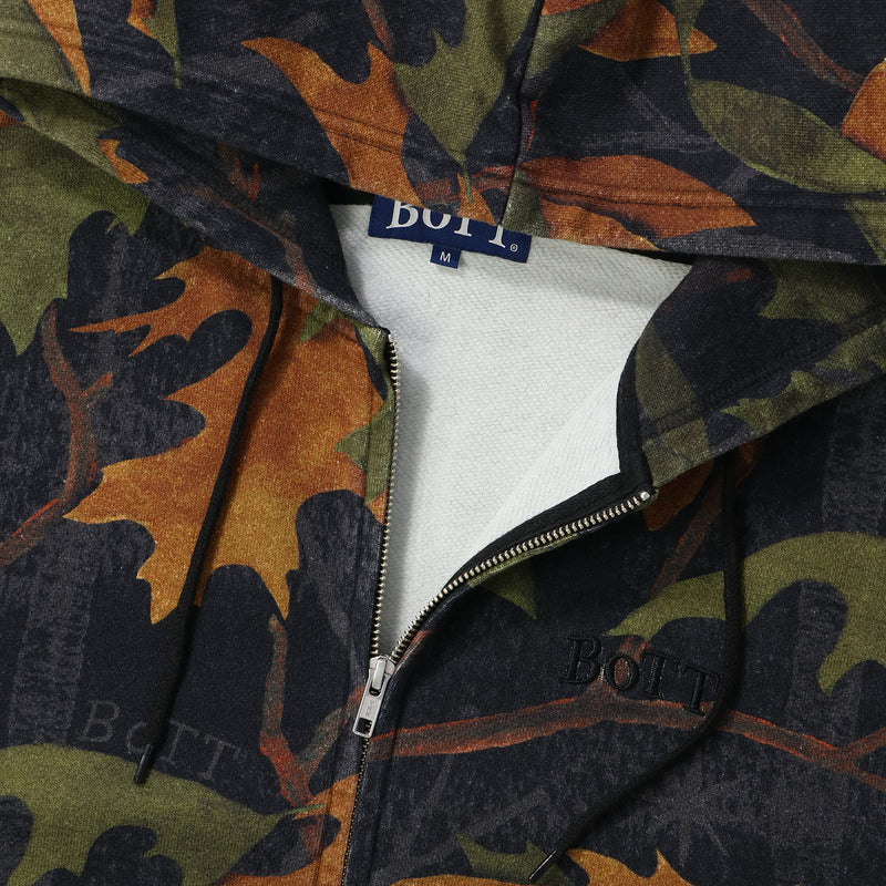 WASHED TREE CAMO ZIP HOODIE｜BOTT｜TOPS（トップス）｜【公式通販