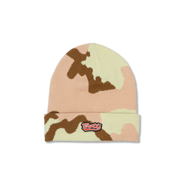 BoTT ビーニー　ブラウン MINI SCRIPT LOGO BEANIE｜BOTT｜ACCESSORIES（アクセサリー）｜【公式