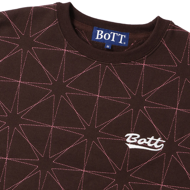 BoTT（ボット）/ TOPS（トップス）/ Sparkle Stitched Crewneck商品 / Brown