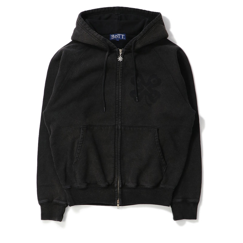 BoTT（ボット）/ TOPS（トップス）/ Washed Luckey Logo Zip Hoodie商品 / Washed Brown