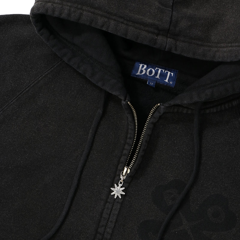BoTT（ボット）/ TOPS（トップス）/ Washed Luckey Logo Zip Hoodie商品 / Washed Brown