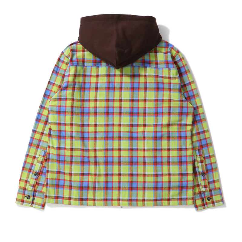 BoTT（ボット）/ TOPS（トップス）/ Hooded Flannel Shirt商品 / Green