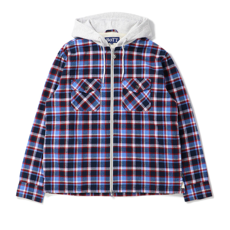 BoTT（ボット）/ TOPS（トップス）/ Hooded Flannel Shirt商品 / Green