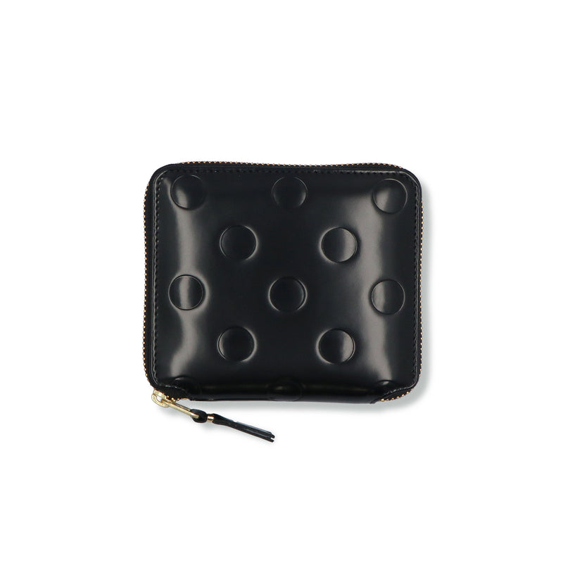 COMME des GARCONS WALLETS(コムデギャルソンウォレッツ)｜DOTS EMBOSSED LEATHER LINE ROUND ZIP WALLET(ドッツエンボスレザーラインラウンドジップウォレット)｜【公式通販 UNIONT TOKYO】｜ユニオントーキョー