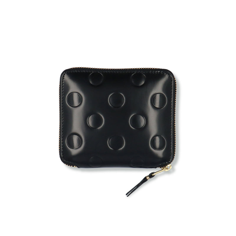 COMME des GARCONS WALLETS(コムデギャルソンウォレッツ)｜DOTS EMBOSSED LEATHER LINE ROUND ZIP WALLET(ドッツエンボスレザーラインラウンドジップウォレット)｜【公式通販 UNIONT TOKYO】｜ユニオントーキョー