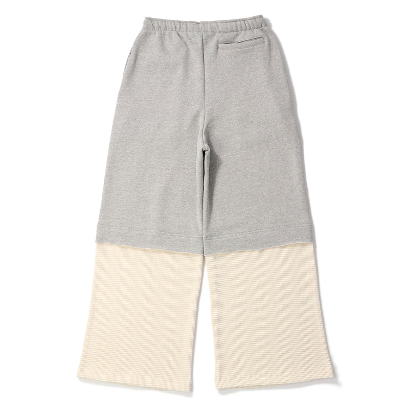DOUBLE LAYER STUDDED SWEATPANT｜SATOSHI NAKAMOTO｜BOTTOMS
