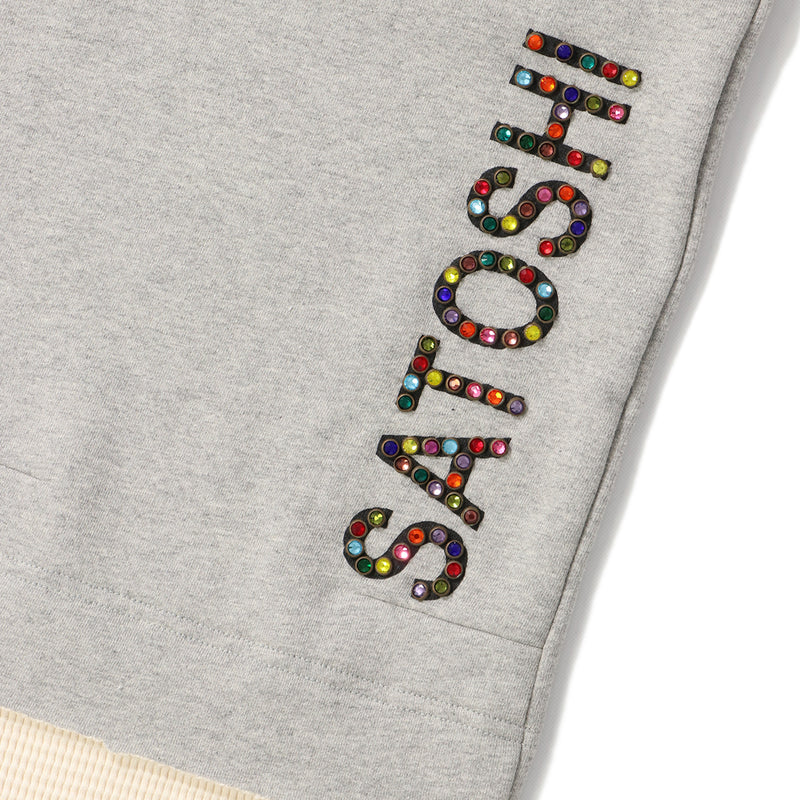 DOUBLE LAYER STUDDED SWEATPANT｜SATOSHI NAKAMOTO｜BOTTOMS