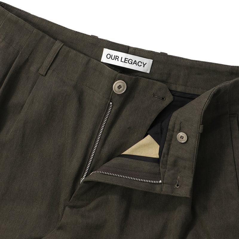 パンツ OUR LEGACY Bridge Chino 46 Our Legacy - Bridge Chino Slow Khaki Macuable Cotton