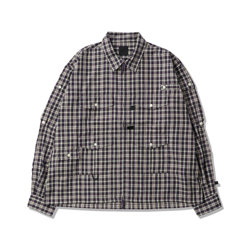 TECH ZIP ANGLER SHIRT L/S PLAIDS｜DAIWA PIER39｜TOPS（トップス