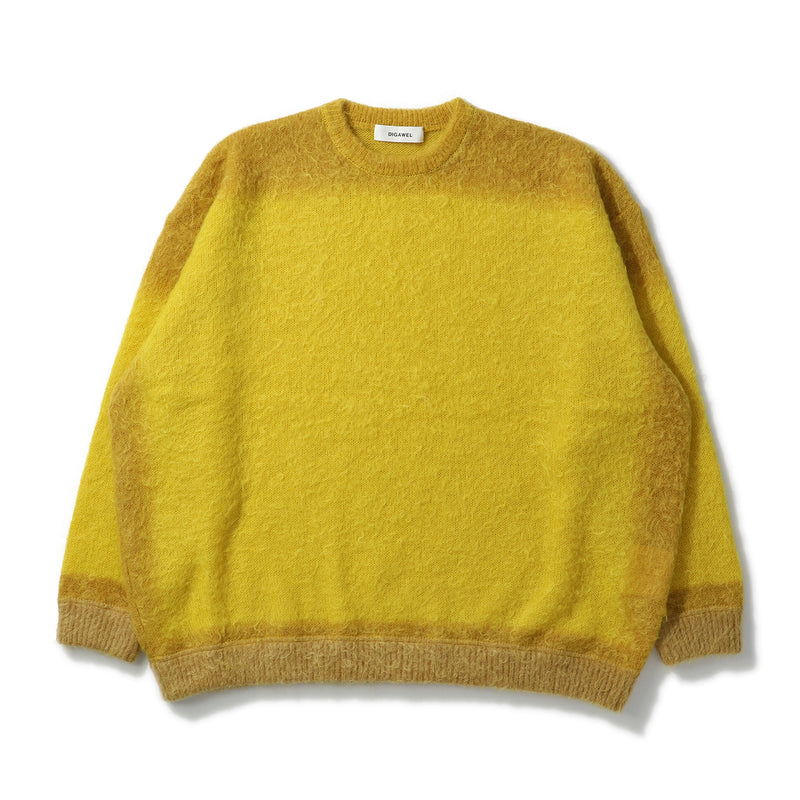 DIGAWEL(ディガウェル)｜Print Mohair Sweater(ポイントモヘアセーター